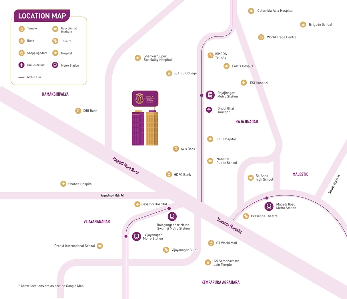 Birla Tisya Location Map